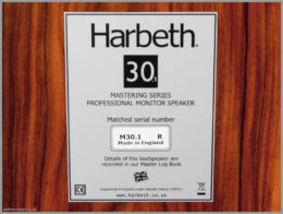 harbeth m30.1 speakers review 10 monitor 30.1 label