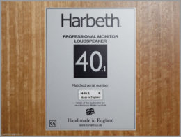 harbeth m40.1 speakers review 12 harbeth monitor 40.1 rear label