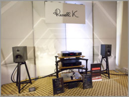 bristol hifi show 2020 13 russell k black 50 speakers