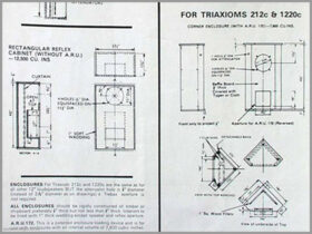 goodmans triaxiom 1220c speakers review 09 recommended enclosures brochure